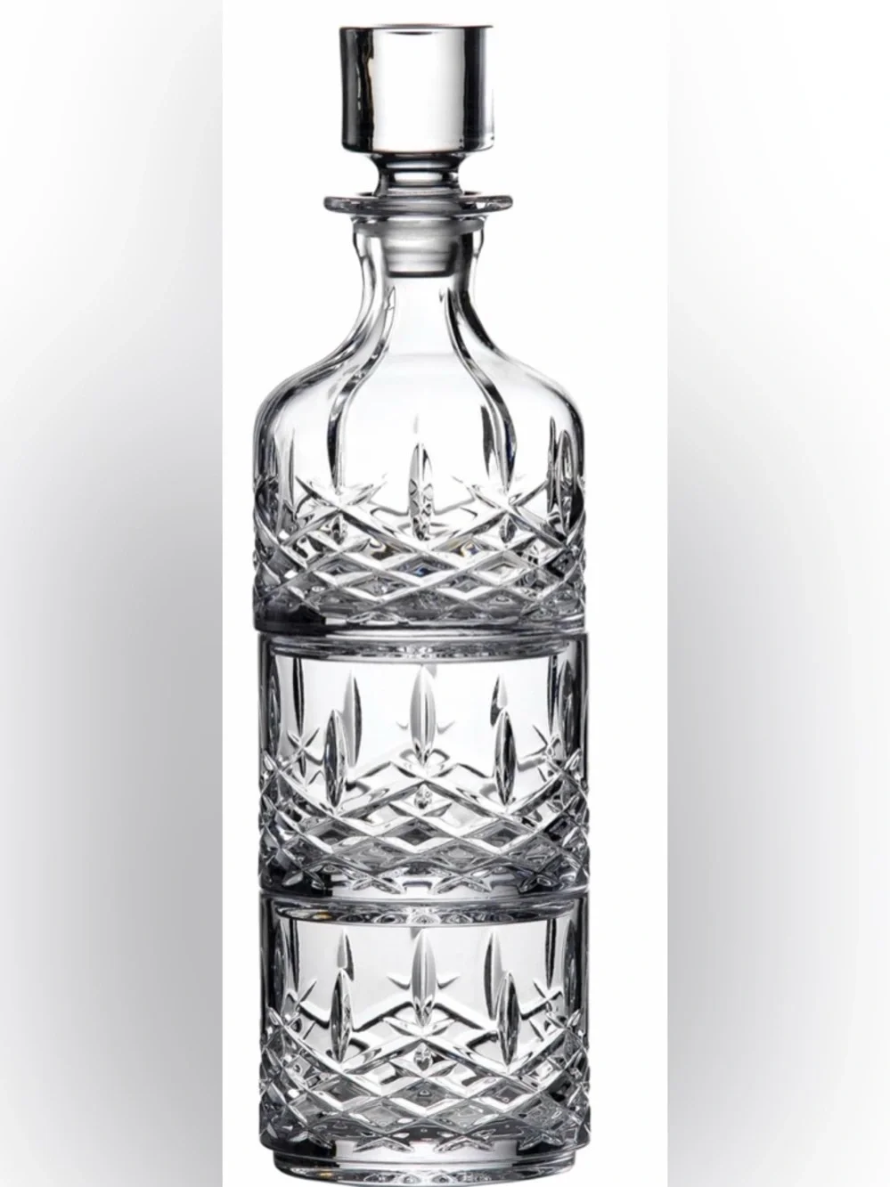 Waterford Marquis Markham Stacking Decanter & Set of 2 Tumblers, NEW